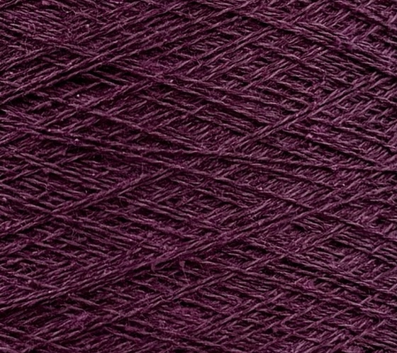 Toscano S.r.L. Art. Seta 854 Nm 2/30 – Garn aus Seide, Baumwolle, Viskose und Leinen col. Pflaume 2520